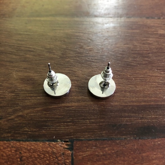 Earrings with ferns - Picture 4 of 4